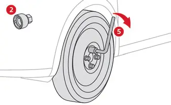 Citroen C4. Roda sobresselente